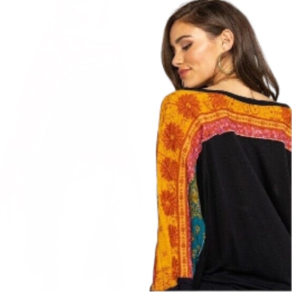 Free People Boho Balloon Sleeved Top - Women’s Size Small - Picture 1 of 10